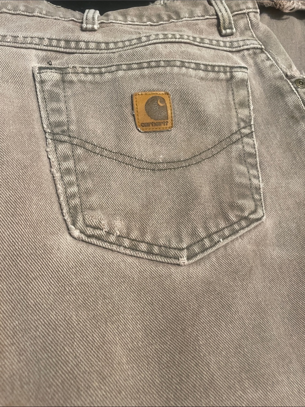 Carhartt Men's Relaxed Jeans in Taupe Brown